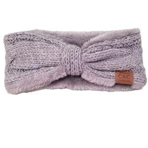 NEW C&C California Fuzzy Fleece Lined Headwrap